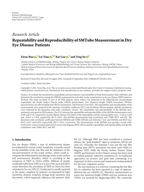 sm tube tear test|Repeatability and Reproducibility of SMTube Measurement in Dry .